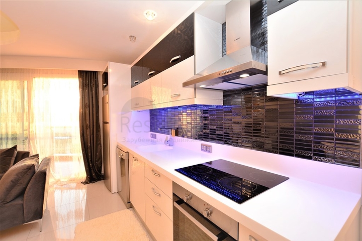 Меблированная квартира планировки 1+1 в районе Махмутлар