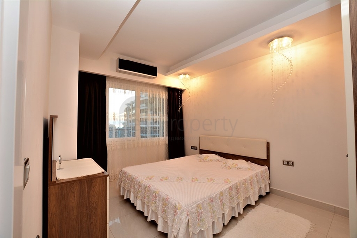 Меблированная квартира планировки 1+1 в районе Махмутлар