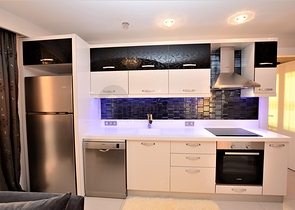 Меблированная квартира планировки 1+1 в районе Махмутлар