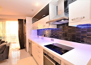 Меблированная квартира планировки 1+1 в районе Махмутлар