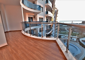 Меблированная квартира планировки 1+1 в районе Махмутлар