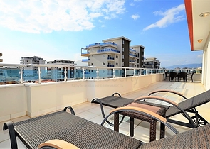 Большой пентхаус для всей семьи в Махмутларе