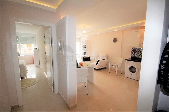 Квартира планировки 1+1 с мебелью в районе Тосмур