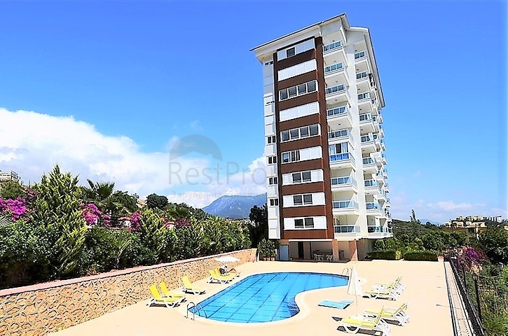 Квартира планировки 1+1 с мебелью в районе Тосмур