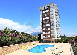 Квартира планировки 1+1 с мебелью в районе Тосмур