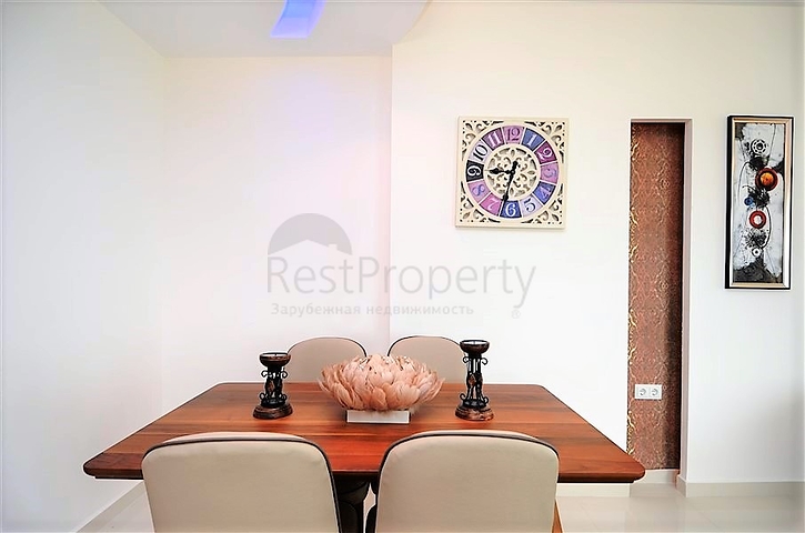 Меблированная квартира с видом на море в Махмутларе