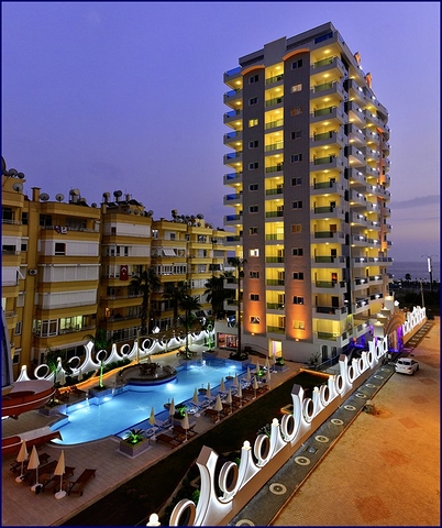 Меблированная квартира с видом на море в Махмутларе