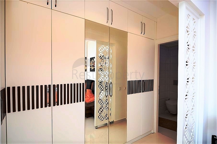 Меблированная квартира с видом на море в Махмутларе