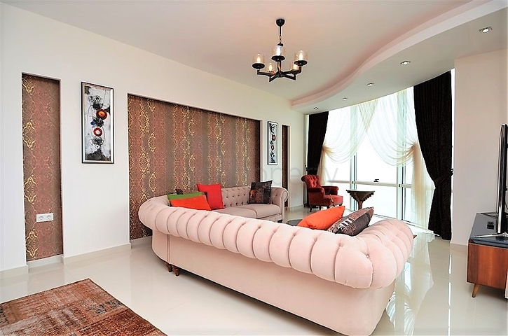 Меблированная квартира с видом на море в Махмутларе