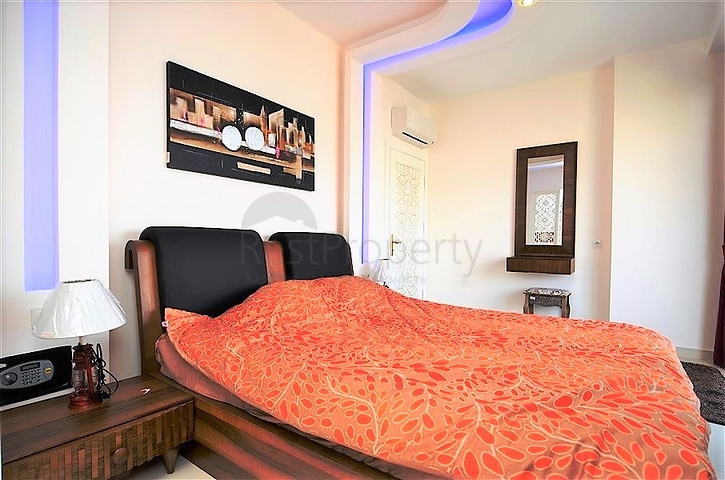 Меблированная квартира с видом на море в Махмутларе