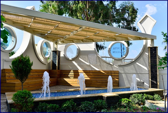 Меблированная квартира с видом на море в Махмутларе