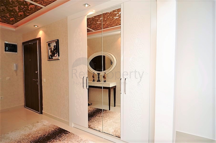 Меблированная квартира с видом на море в Махмутларе