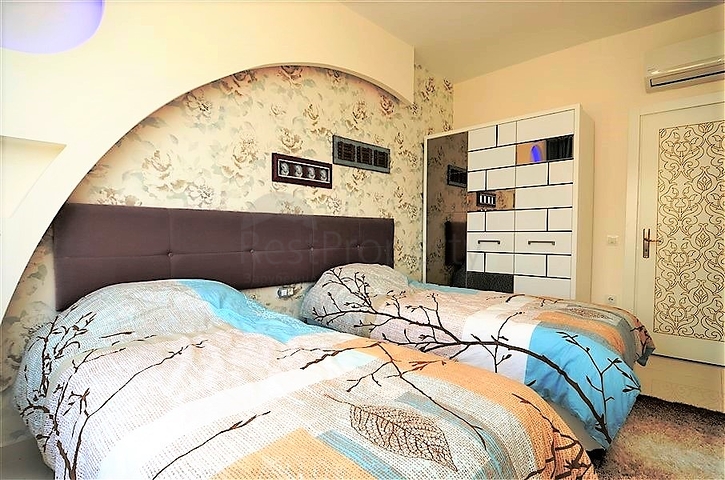 Меблированная квартира с видом на море в Махмутларе