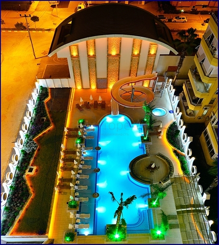 Меблированная квартира с видом на море в Махмутларе