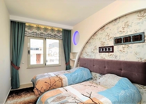 Меблированная квартира с видом на море в Махмутларе