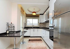 Меблированная квартира с видом на море в Махмутларе