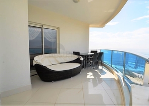 Меблированная квартира с видом на море в Махмутларе