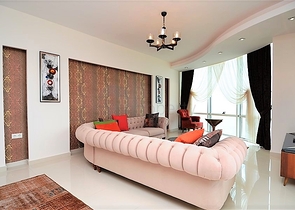 Меблированная квартира с видом на море в Махмутларе