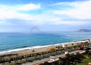 Меблированная квартира с видом на море в Махмутларе