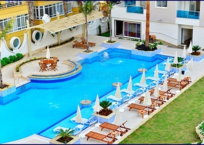 Меблированная квартира с видом на море в Махмутларе