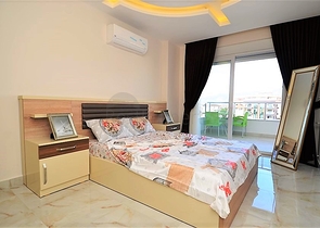 Квартира планировки 1+1 с видом на море в Кестеле