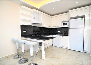 Квартира планировки 1+1 с видом на море в Кестеле