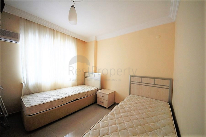 Квартира с двумя спальными комнатами в центре района Оба