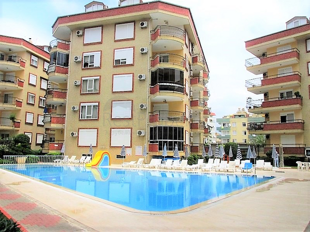 Квартира с двумя спальными комнатами в центре района Оба