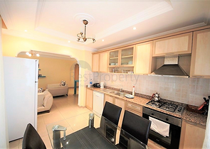 Квартира с двумя спальными комнатами в центре района Оба