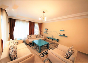 Квартира с двумя спальными комнатами в центре района Оба