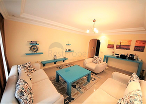 Квартира с двумя спальными комнатами в центре района Оба