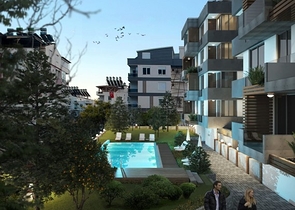 Готовый проект в районе Лиман Коньяалты Анталья