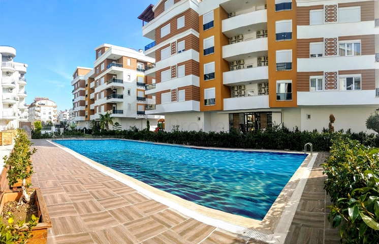 Квартира 2+1 в комплексе в Хурме Коньяалты рядом с парком