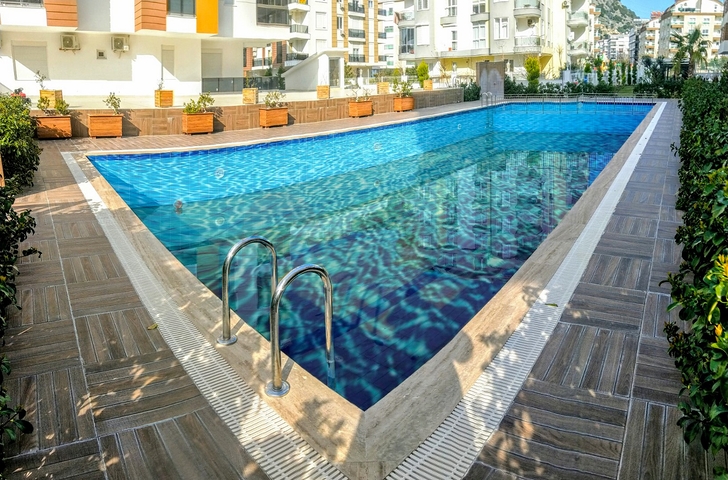 Квартира 2+1 в комплексе в Хурме Коньяалты рядом с парком