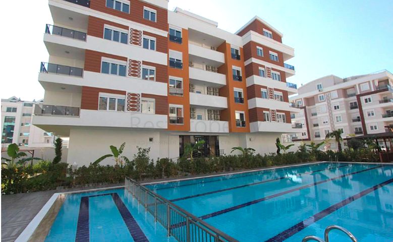 Квартира 2+1 в комплексе в Хурме Коньяалты рядом с парком