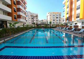 Квартира 2+1 в комплексе в Хурме Коньяалты рядом с парком