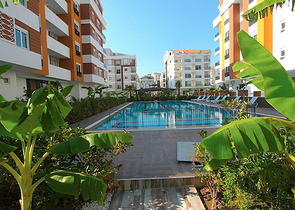 Квартира 2+1 в комплексе в Хурме Коньяалты рядом с парком