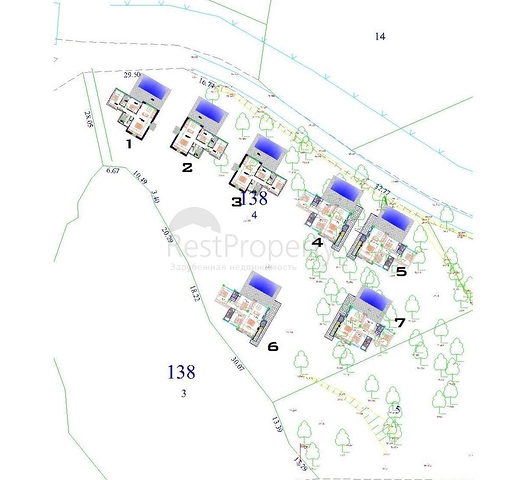 Вилла с тремя спальнями с видом на море на Северном Кипре