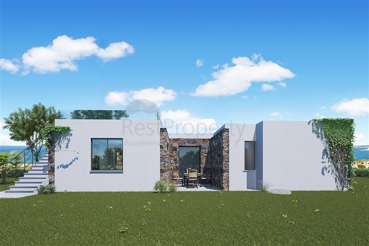 Вилла с тремя спальнями с видом на море на Северном Кипре