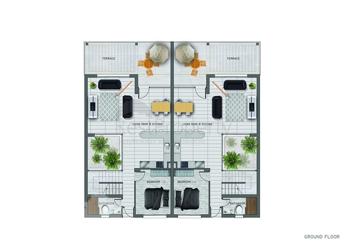 Вилла для всей семьи с видом на море в Беллапаисе, Кирения