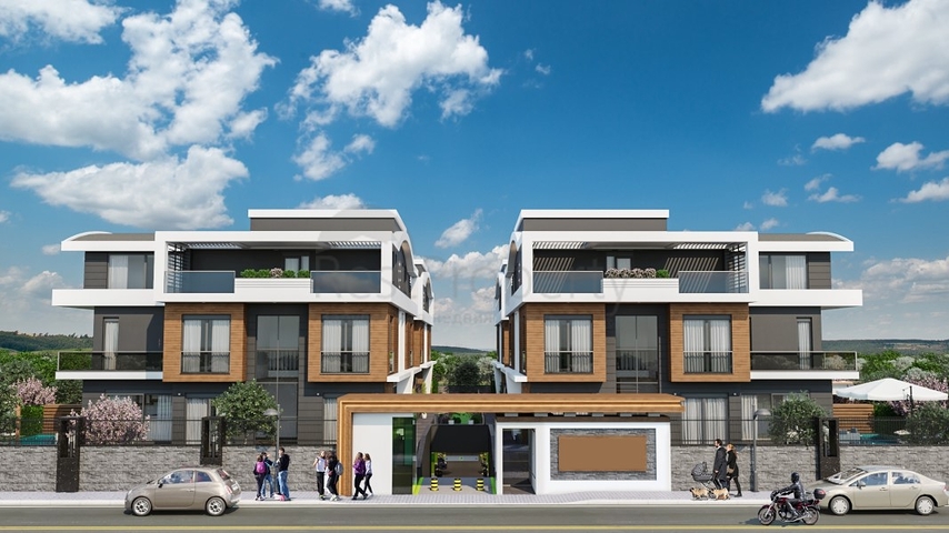 Проект вилл 7+1 в Коньяалты Анталья