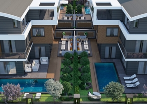 Проект вилл 7+1 в Коньяалты Анталья