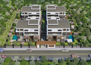 Проект вилл 7+1 в Коньяалты Анталья