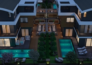 Проект вилл 7+1 в Коньяалты Анталья