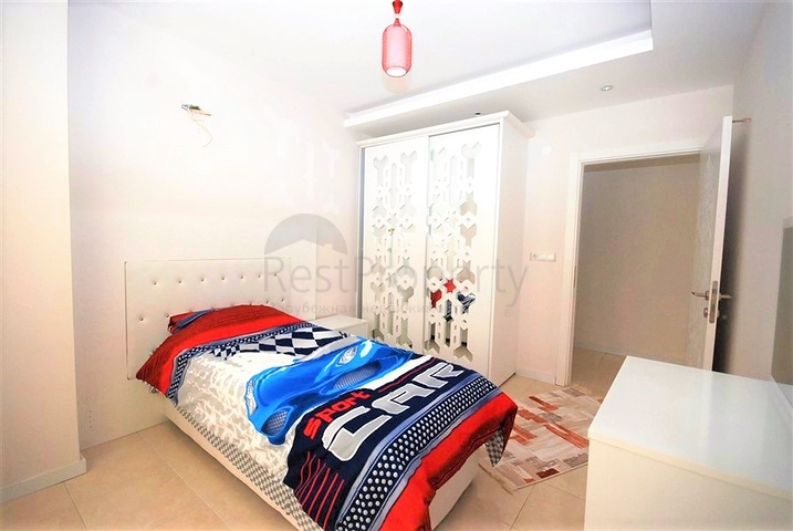 Трехкомнатная квартира с мебелью в Махмутларе