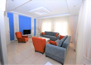 Трехкомнатная квартира с мебелью в Махмутларе