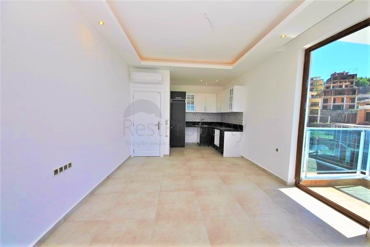 Квартира с прямым видом на море в районе Каргыджак