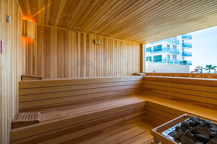 Квартира с прямым видом на море в районе Каргыджак