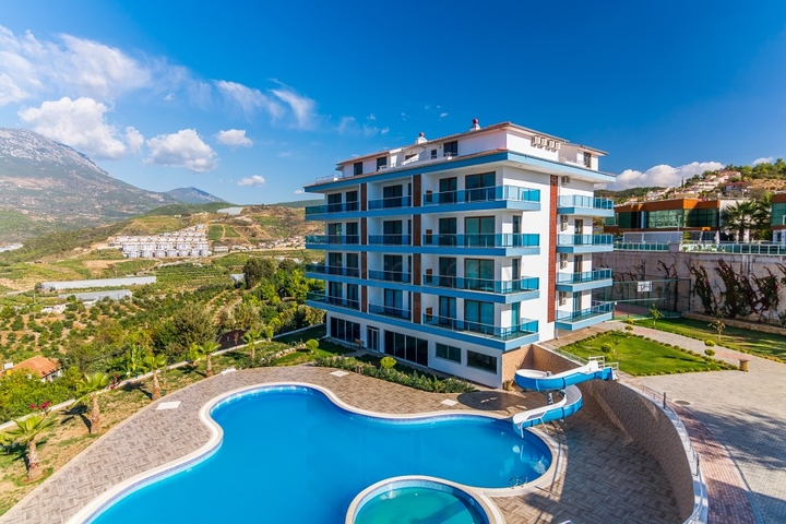 Квартира с прямым видом на море в районе Каргыджак