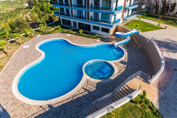 Квартира с прямым видом на море в районе Каргыджак